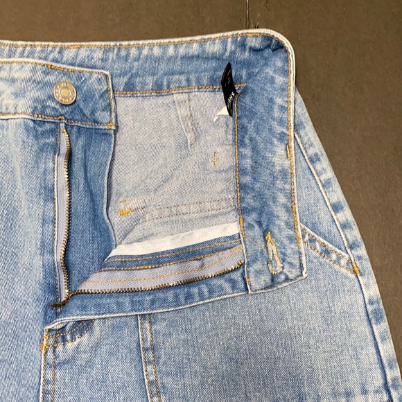 SHEIN Size 2 Faded Washout High Rise Denim Jeans - Picture 6 of 12